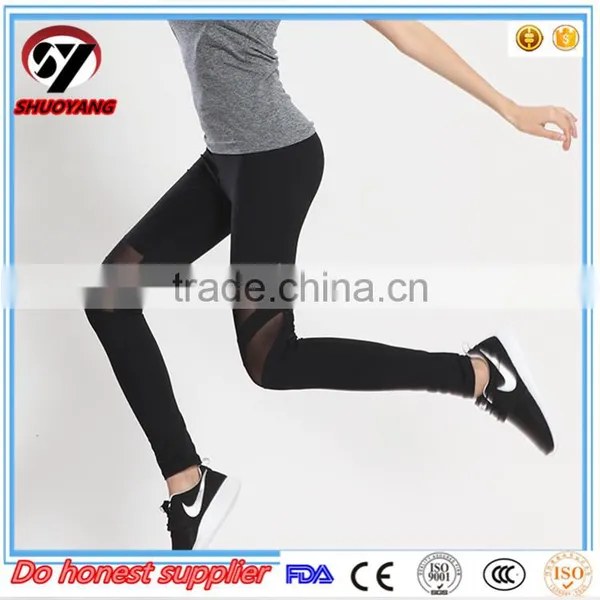 Factory Wholesale Custom Design Mesh Yoga Pants Women's Sportswear Yoga Wear photo-6