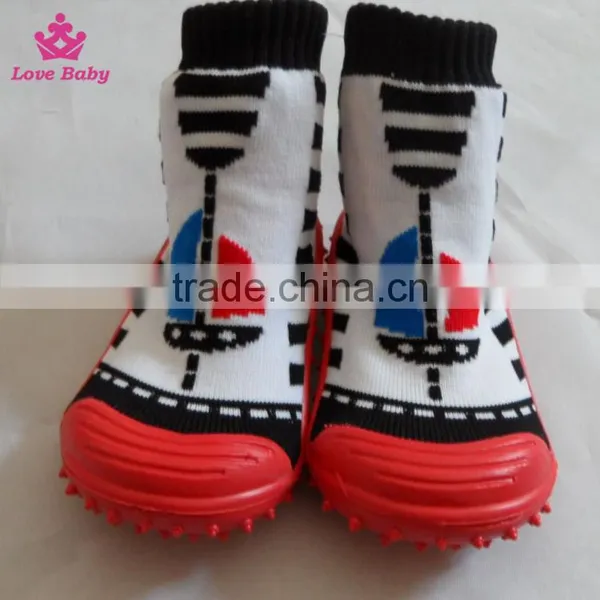 Marvel Character Baby Booties Sock Fancy Infant Sock Shoes Rubber Bottom Baby Socks Custom Design Rubber Sole Shoes photo-3