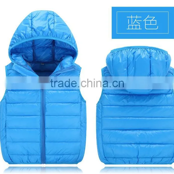 Wholesale Customize Cheap Kids Children Winter Down Vests and Clothes photo-6