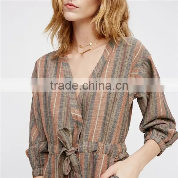Casual Long Sleeves Womens One Pieces Jumpsuit Romper photo-3