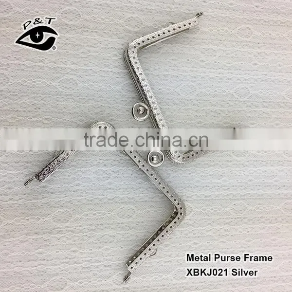 Silver Custom Purse Frame Box Clutch Frame for Bags and Handbags photo-2