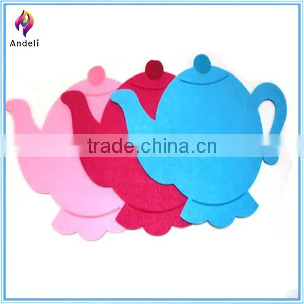 Fashionable Handmade Felt Coaster Cup Mat Holder photo-4