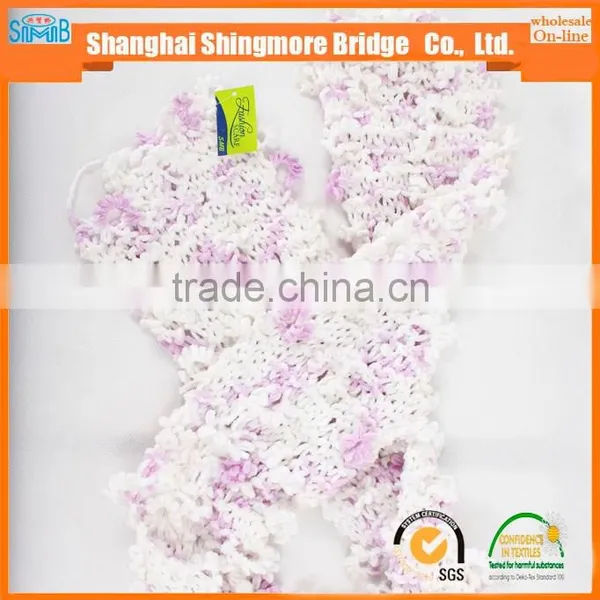 China Novelty Flower Yarn Supplier Hot Wholesale Scarf Fusion Yarn for Yarns Knitting photo-5