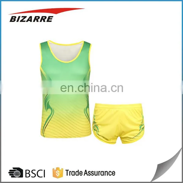 Customized Running Wear Running Singlet With Shorts Set photo-3