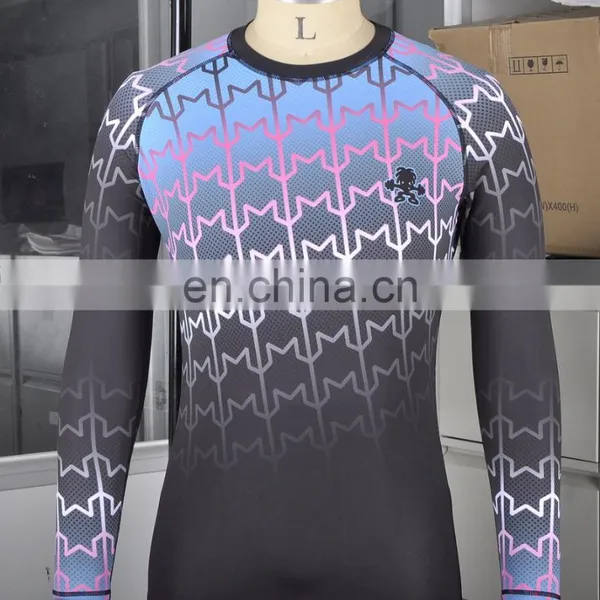 Custom Printed Bjj Rash Guard Sublimated Rash Guard Manufacturer Design Your Own Mma Rash Guard photo-4