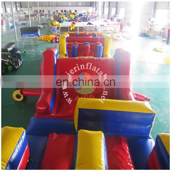 Giant Red Inflatable Obstacle Course photo-5
