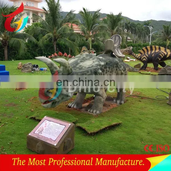 3D Waterproof Triceratops Animatronic Dinosaur Model photo-3