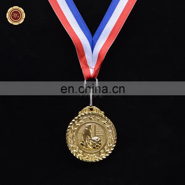 WR Wholesale Art Crafts Metal Sport Medal Model Collectible Zinc Alloy Football Awards Medals photo-2