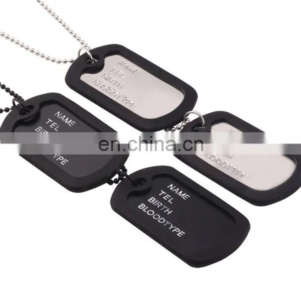 Popular Metal Army Custom Logo Printed Dog Tag for Men photo-2