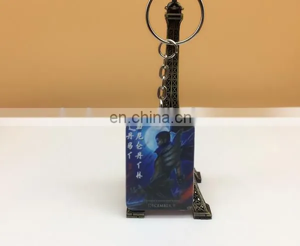 Customized Digital Photo Keychain Football Soccer Star Movie Star Character Keychain President Election Keychain photo-6