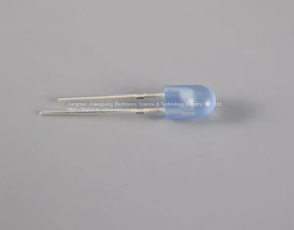 5mm Oval Blue Light Ultra Brightness Diffused Lens Led for Display Screen photo-4