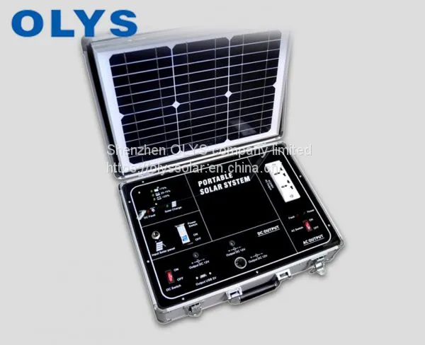 OLYS Portable Solar Generator Solar Home Emergency Power System photo-2