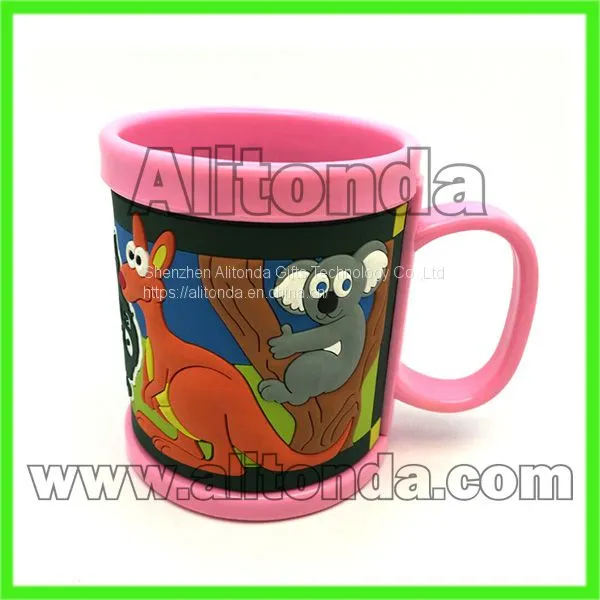 Custom Pvc Children Cartoon Animal Mugs for Promotional Gifts photo-3