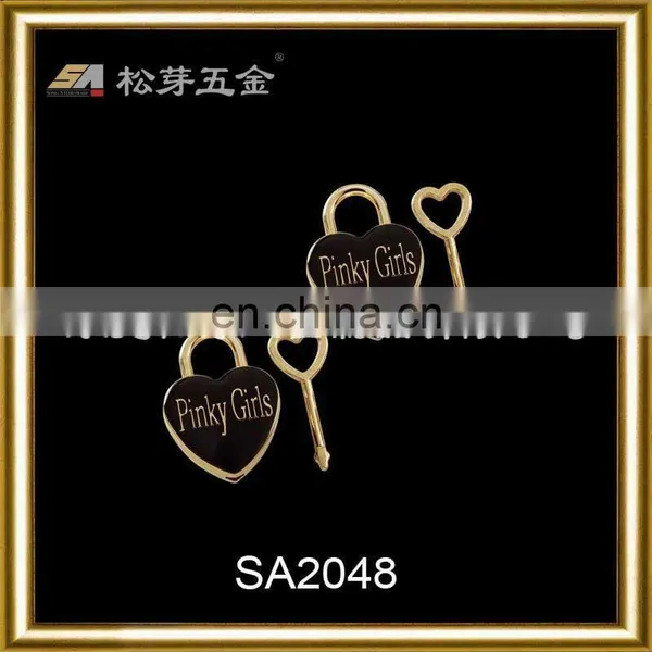 Song A Metal New Style Gold Plated Anti Brass Metal Label Metal Logo for Handbag