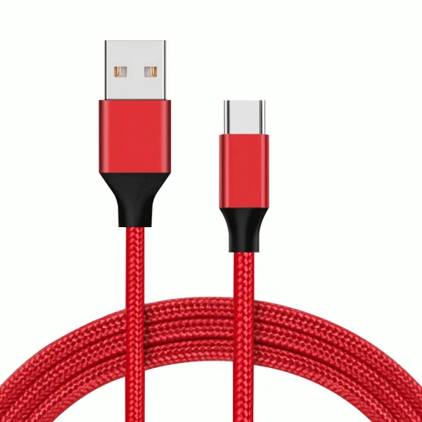 2.1 Ah Fast Charge Super Deal Cheap Type C Cable Nylon Braided USB C Cable