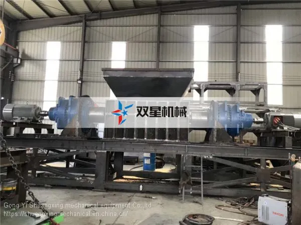 Twin Shaft Scrap Metal Shredders Industrial Shredding Equipment Mini Metal Shredder for Sale photo-4