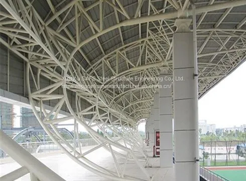 Anhui Tongcheng Stadium Steel Structure Roof Project photo-4