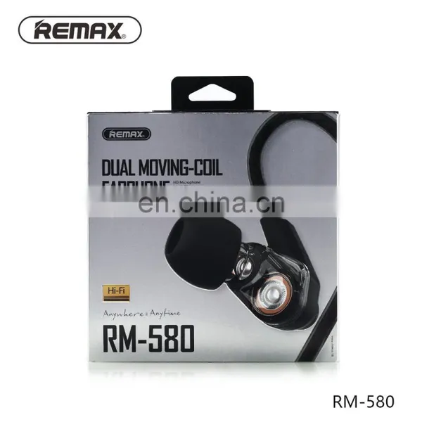 REMAX Double Moving-coil Mobile Phone In Ear Wired Earphone photo-6