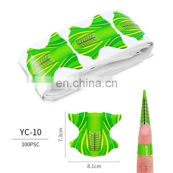 New Fashion Beautiful Butterfly Shaped Nail Form for Nail Art Extension Nail Forms photo-6