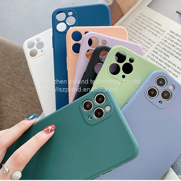 Cute Matte Solid Candy Phone Case for Iphone 11 Case 11 Pro Max Xs Max Xr Simple Silicone Case for Iphone 7 6s 8 Plus Soft CoverCute Matte S