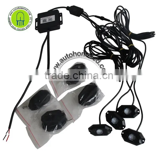 RGB Work Light 60W SET CREE LED Deck Light PODS for Automotive 4WD SUV UTV ATV Tractor Trailer photo-4