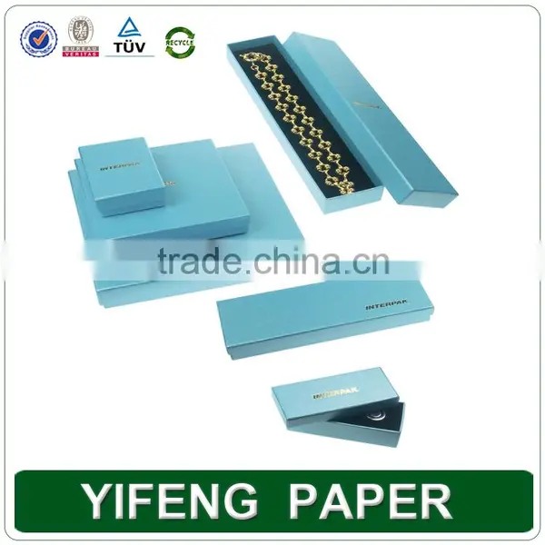High End Cheap Custom Cardboard Paper Luxury/Ring/Necklace/Earring Jewellery Gift Packaging Box photo-3