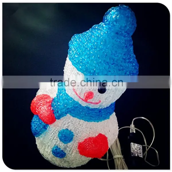 Christmas Decorative Led 3d Motif Snowman Lights Outdoor Use photo-6