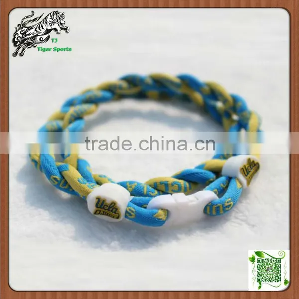 NCAA UCLA Bruins University Sports Twisted Tornado Necklace