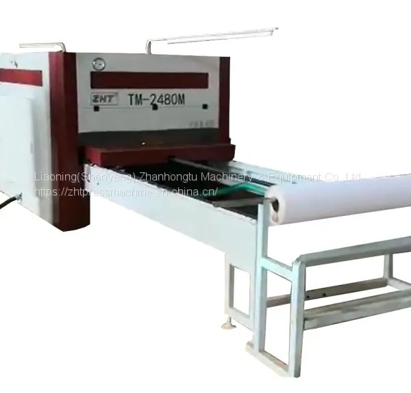 Ahşap Kapı İçin MDF Vakum Membran Pres Makinası Çift Çalışma Masaları ZHT TM2480M photo-2