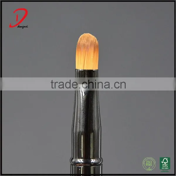 Wholesale Private Label OEM Black Metal Handle Retractable Lip Brush photo-4
