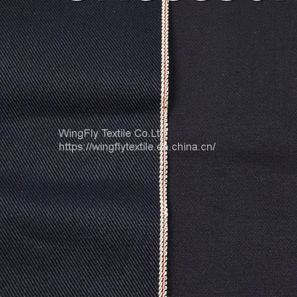 13.3oz Selvedge Mens Raw Denim Jeans High Quality Indigo Japanese Denim Fabric W285627 photo-3