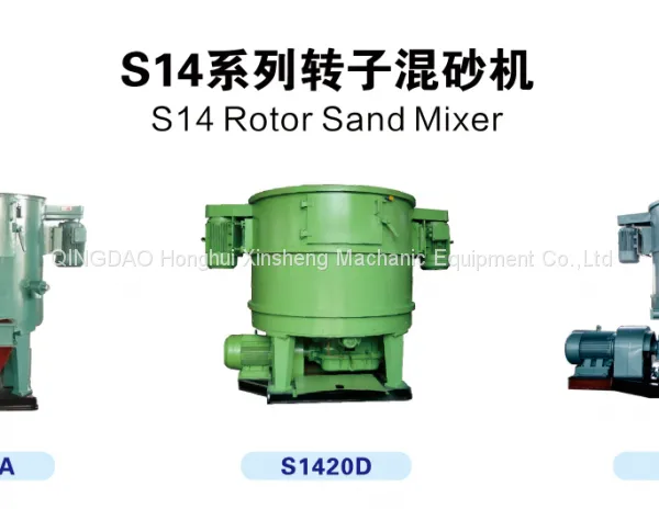 Supply Clay Sand Production Line S14 Series S1420A Roto Type Sand Mixer for Steel Foundry photo-4
