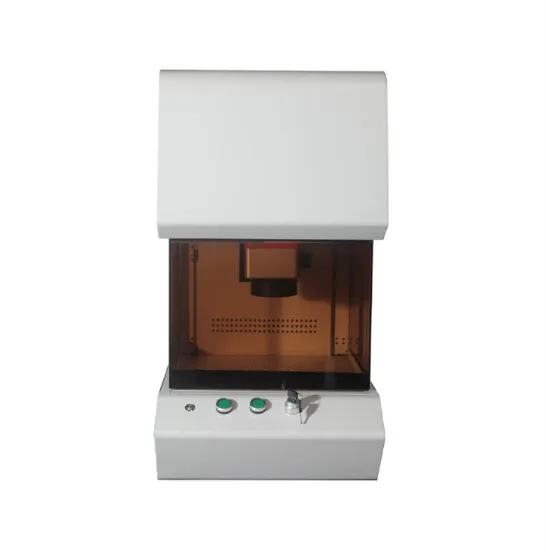 60w JPT Mopa Mini Enclosed Fiber Laser Marking Machine for Silver and Gold Cutting Jewelry Business photo-2