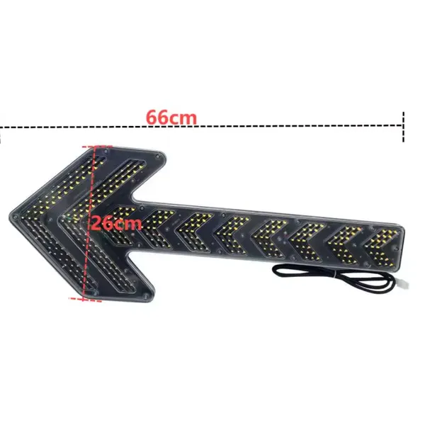 Amber Arrow LED Traffic Advisor Arrow Light Tow Trucks Warning Vehicles Strobe Directional Arrow Board Light Bar photo-4