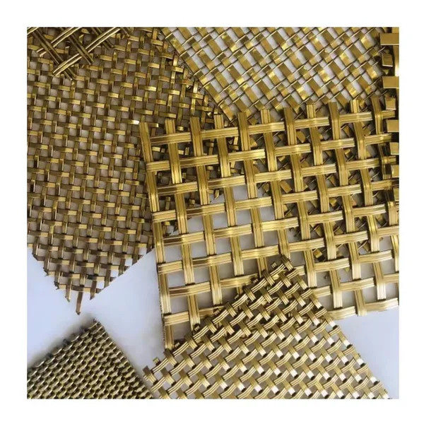 Stainless Steel Decorative Crimped Wire Mesh / Woven Metal Curtain Mesh (plain Weave) for Interior Decoration. photo-4