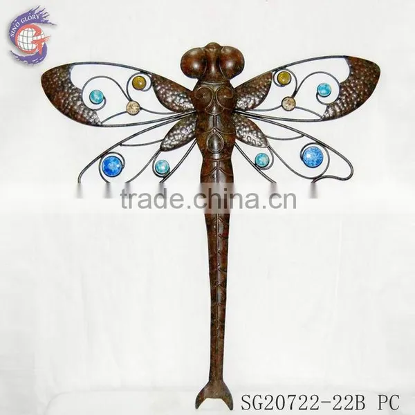 Home Interior Decorating Metal Wall Hanging Butterfly photo-5