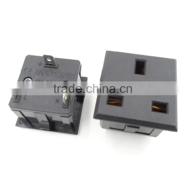 AC Power Receptacle Wall Charger Outle UK Plug 13AMP photo-2