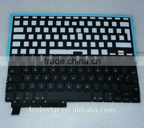 Popular Swedish Design Laptop Keyboard Replacement LED Backlight For Macbook Pro A1286 2008-2012 photo-4