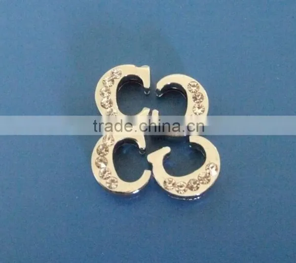 Compet Wholesale DIY 8mm Rhinestone Slider Letter Charms photo-4
