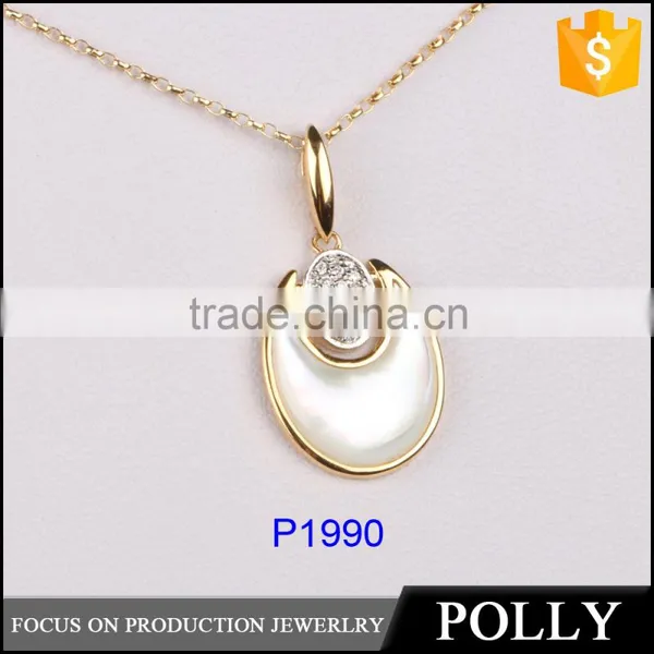 2015 New Design Pendant Christmas Present Thanks Giving Day Beautiful Silver Pedant Necklace With Gemstone photo-6