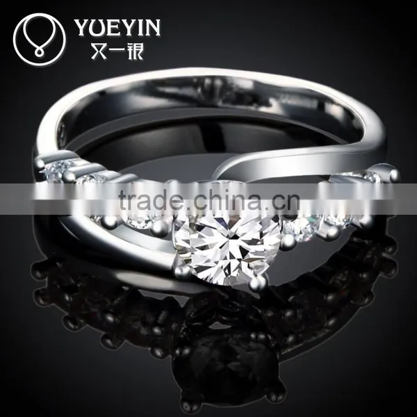 Popular Mixed Order Zircon With Diamond Elegant Finger Ring photo-3