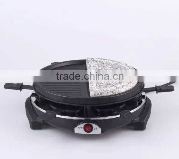 900W Home Electric Raclette Grill With ON-OFF Switch For 6 Persons RG-106 photo-3