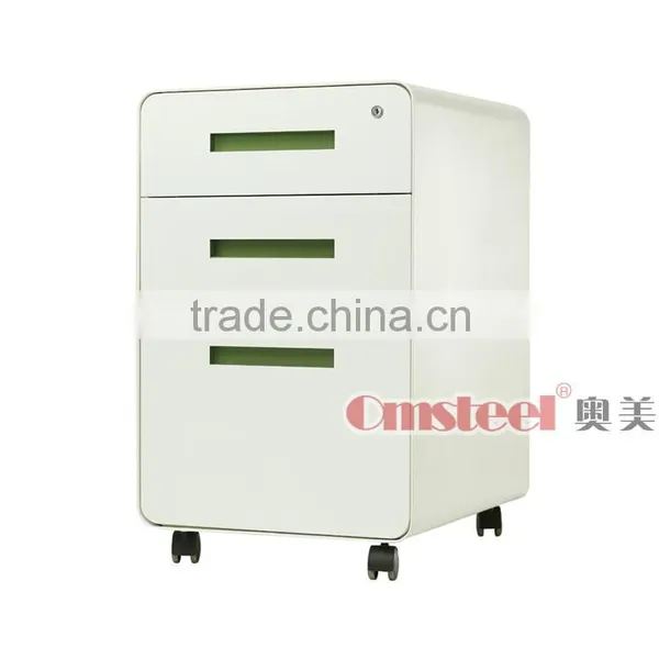 Mobile Filing Storage Cabinet, Colorful Unique Mobile Cabinet