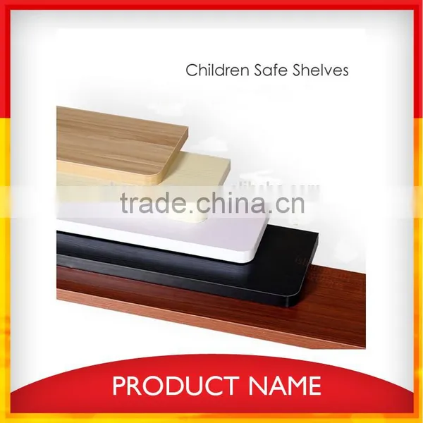 2015 Melamine Faced MDF Floating Shelf Wood With Hidden Bracket MDF Wall Commodity Shelf