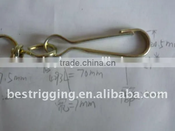 Cheap Price High Quality Nickel Plated Zinc Plated Simplex Swivel Hook , ZP 4293w China Supplier Hardware photo-4
