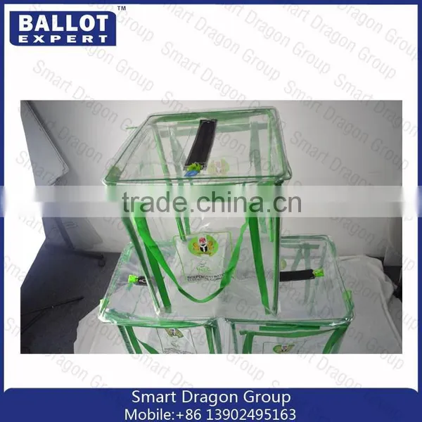 Green Color Foldable PVC Ballot Box for Election photo-2