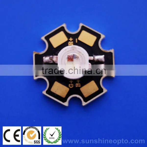 3 Watt Power Led/ Red/green/blue Rgb Led With PCB