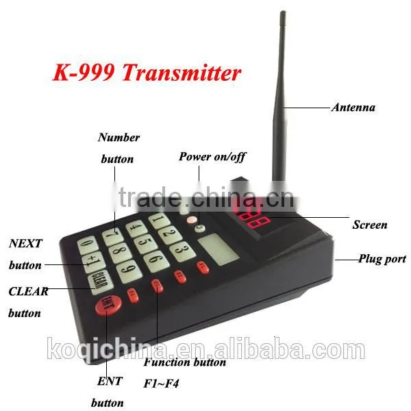 Customer Queue Pager System Numeric Keypad With Number Monitor Used in the Hospital/clinic/restaurant photo-3
