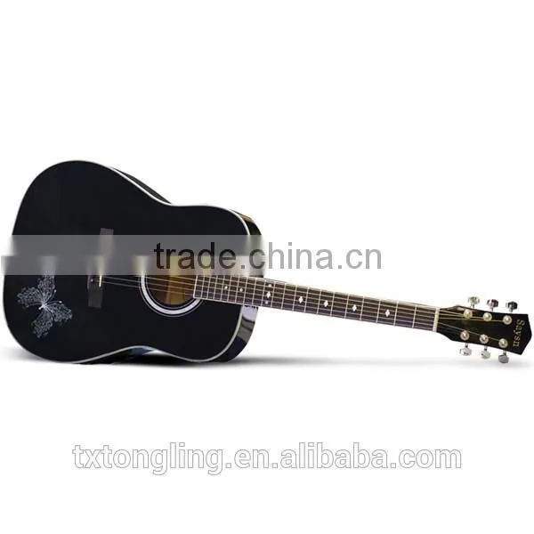 Handmade Solid Wood Cheap Price Guitar For Sale (TL-0046) photo-3
