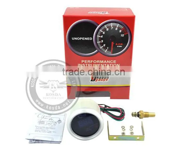 52mm Racing Boost Gauge, 52mm Guages Digital Gauge in White Black Light photo-6